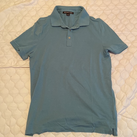 Men’s Michael Kors Polo, Green, Size = S - Picture 4 of 4